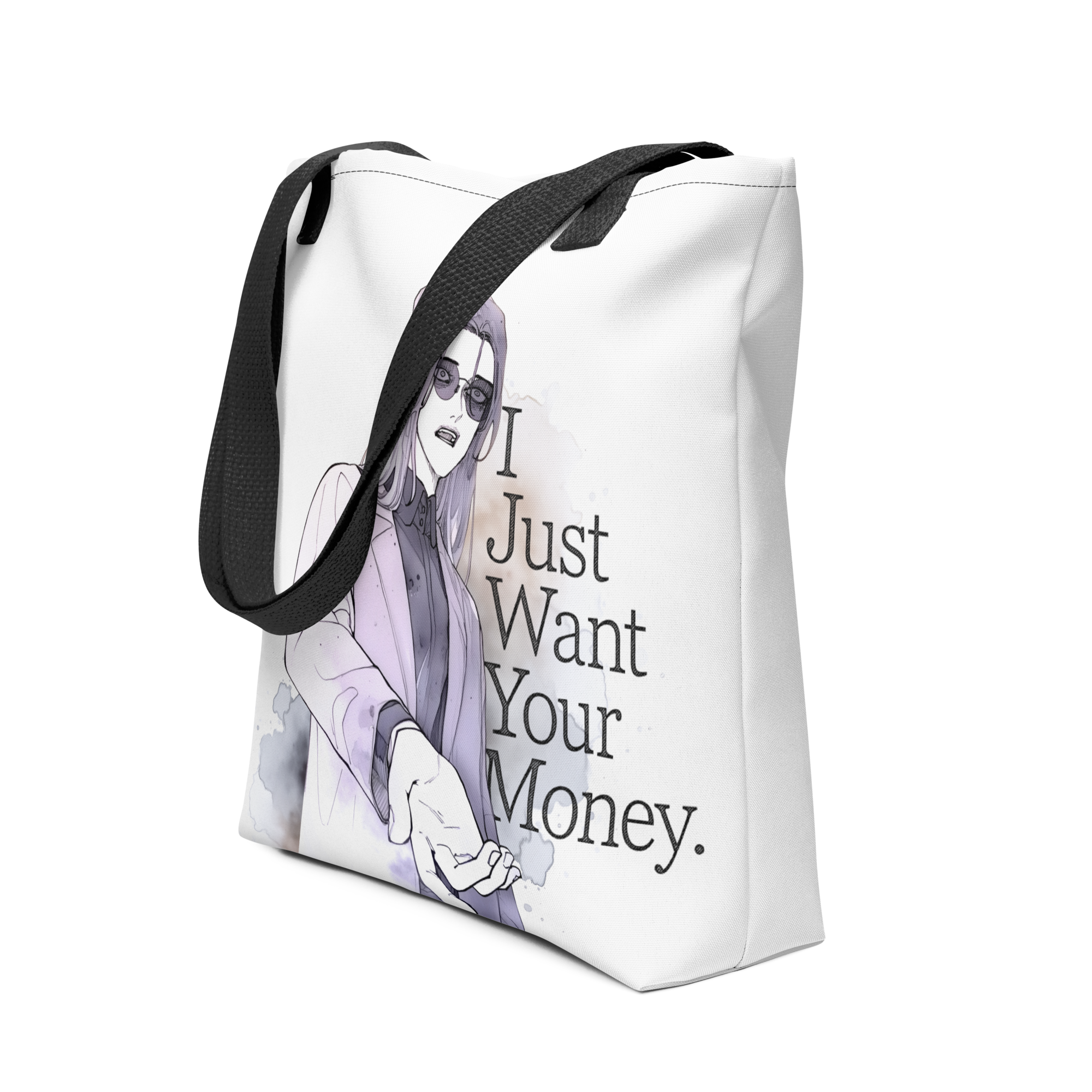 VAMPIRE FAMILY - I JUST WANT YOUR MONEY TOTE BAG WEBTOON ENTERTAINMENT