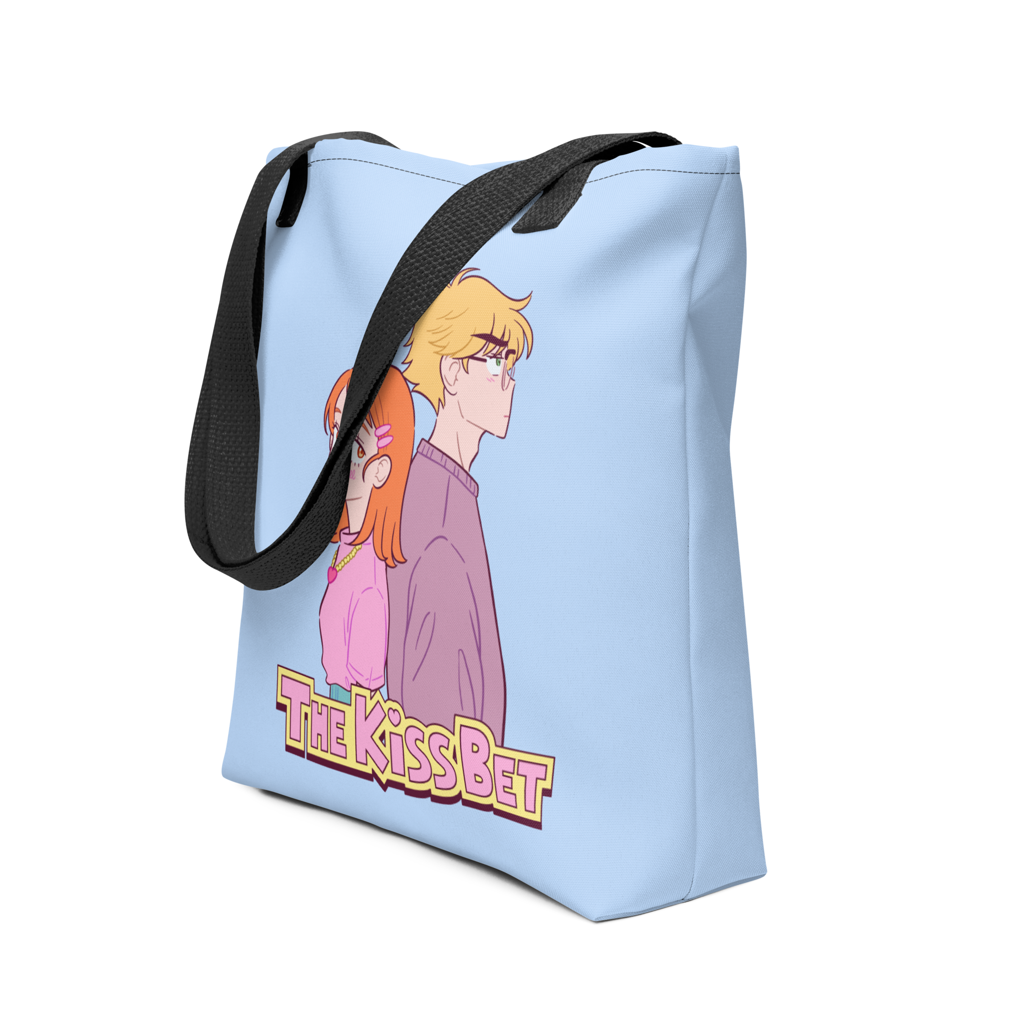 THE KISS BET - BLUE TOTE BAG WEBTOON ENTERTAINMENT