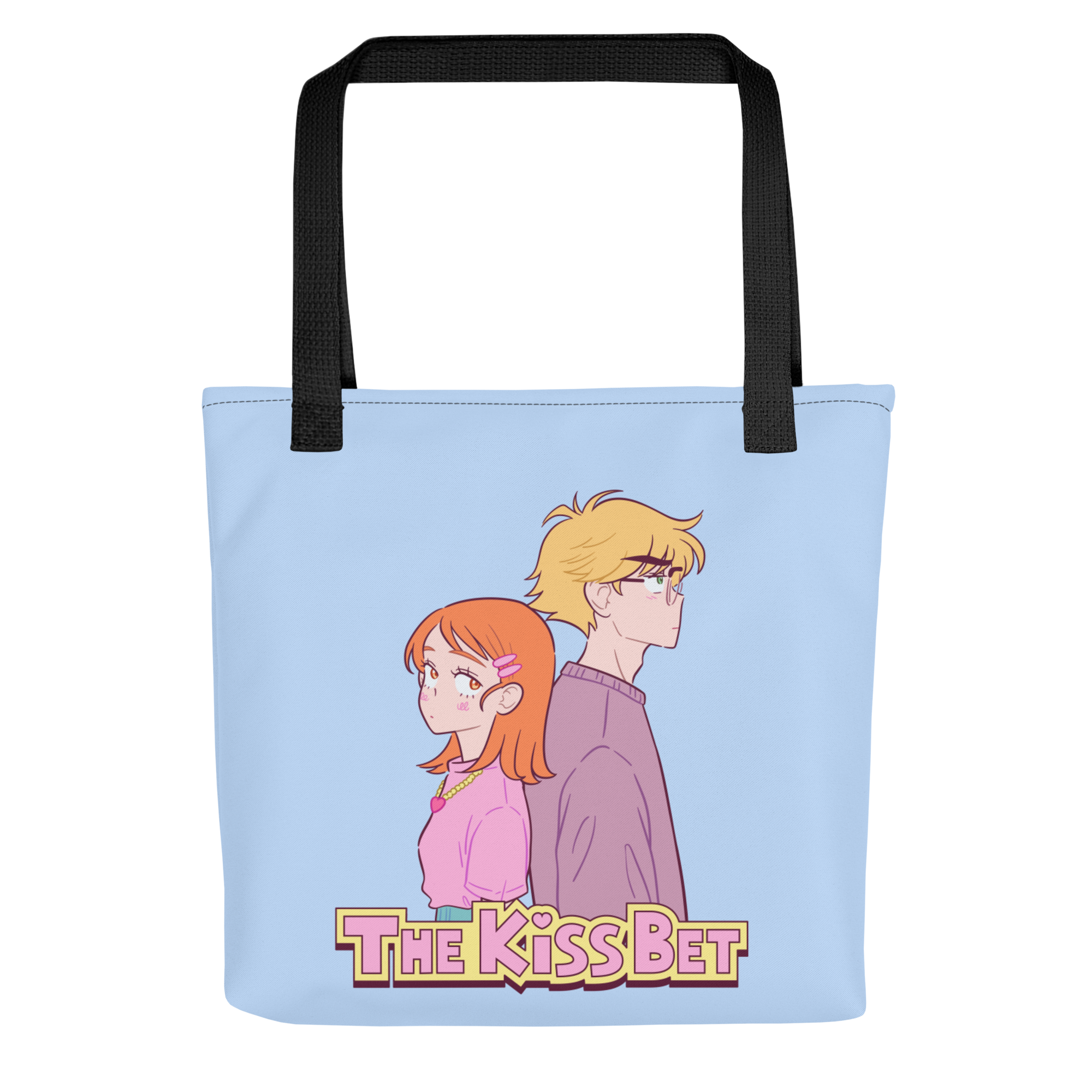 THE KISS BET - BLUE TOTE BAG WEBTOON ENTERTAINMENT