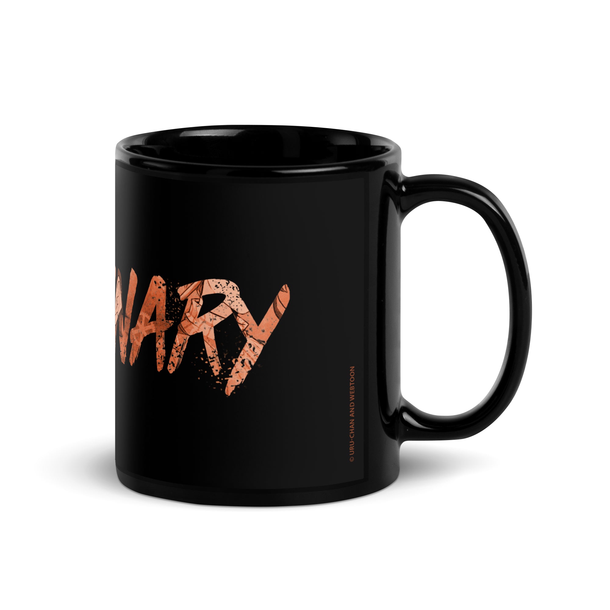 UNORDINARY - LOGO BLACK GLOSSY MUG