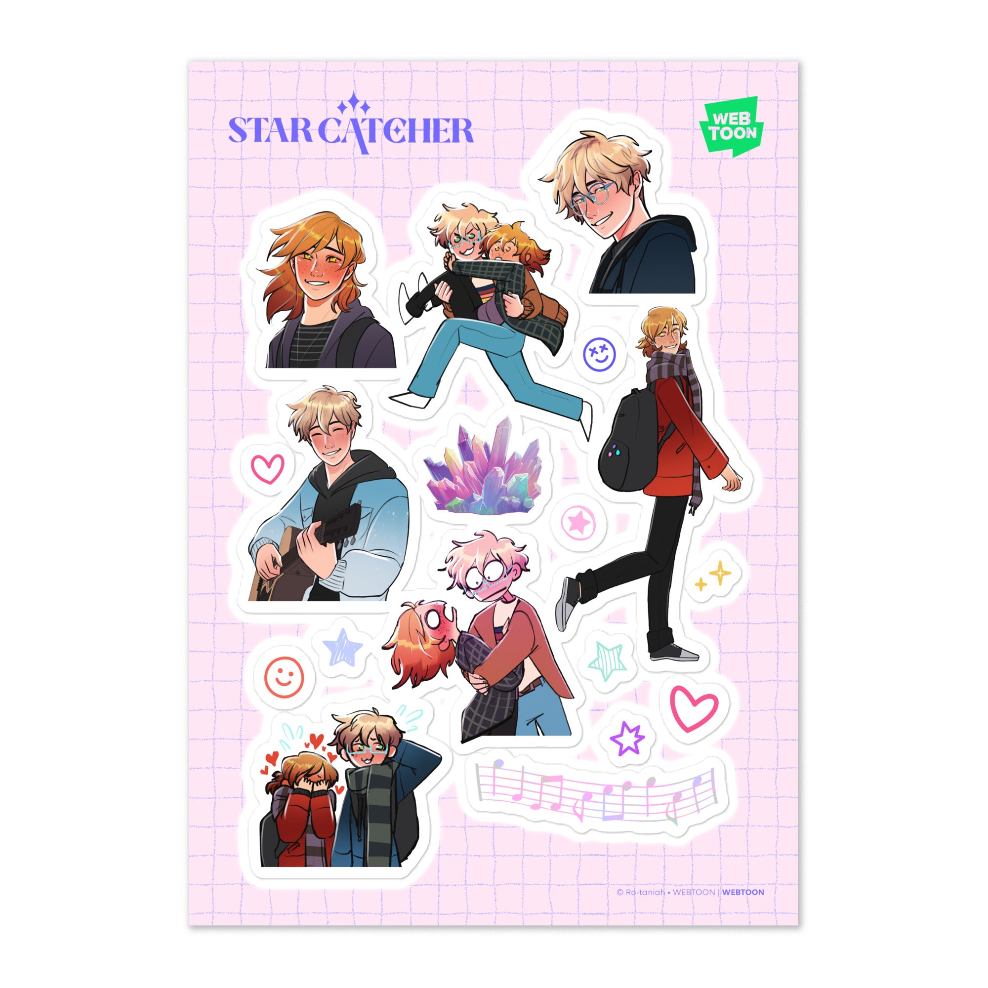STAR CATCHER - STICKER SHEET WEBTOON ENTERTAINMENT