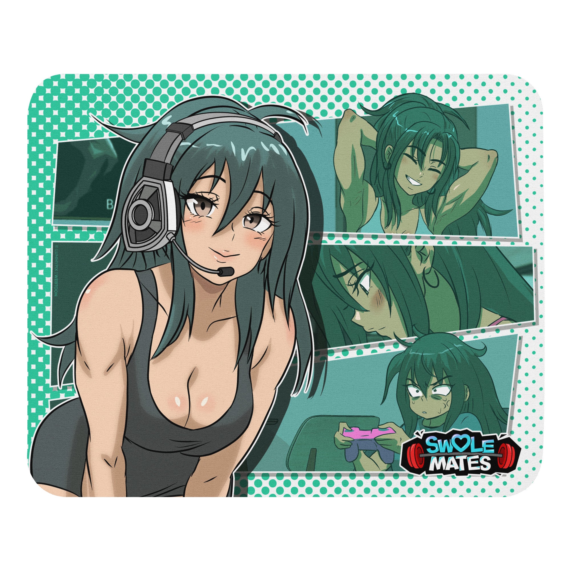 SWOLEMATES - WHITE MOUSE PAD WEBTOON ENTERTAINMENT