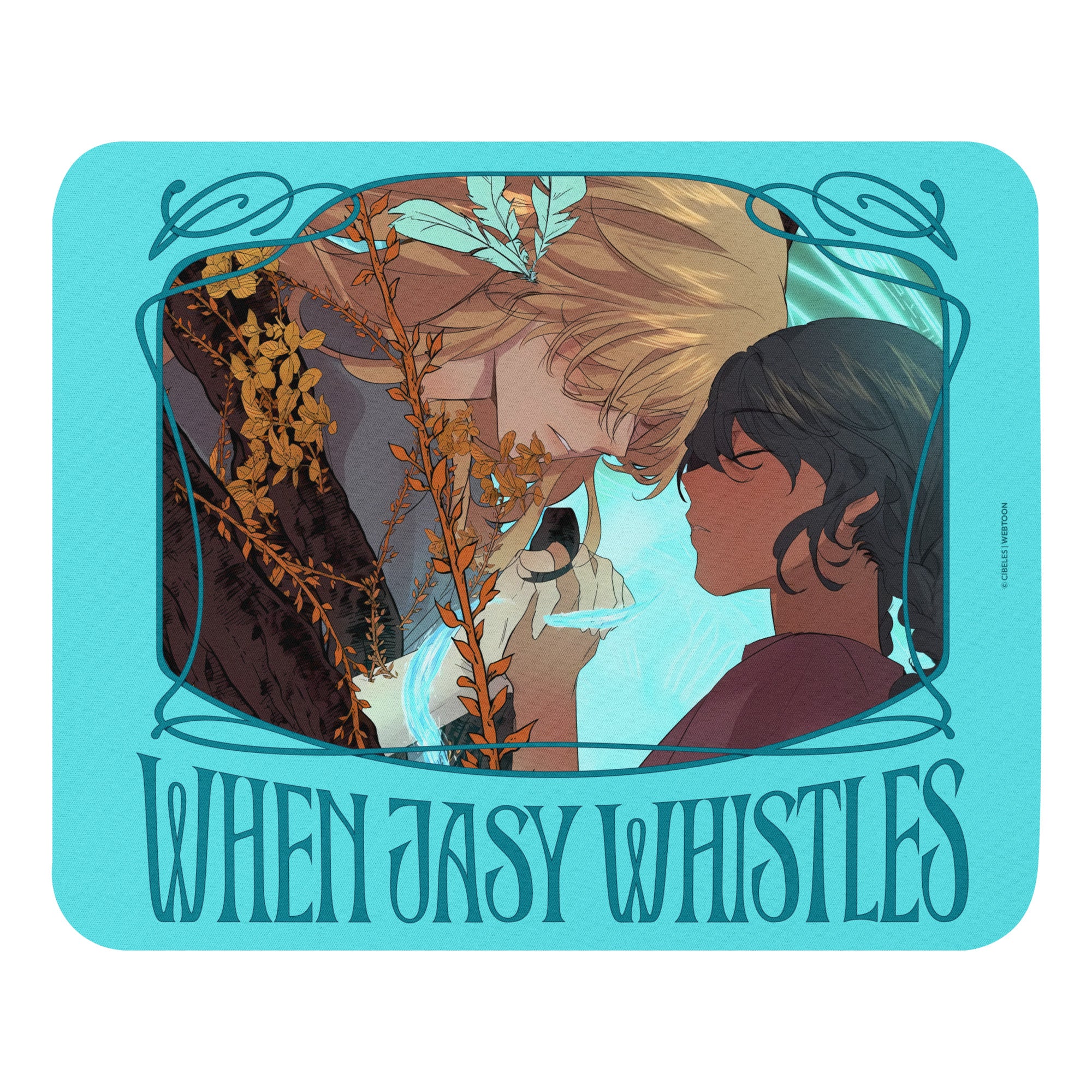 WHEN JASY WHISTLES - MOUSE PAD WEBTOON ENTERTAINMENT