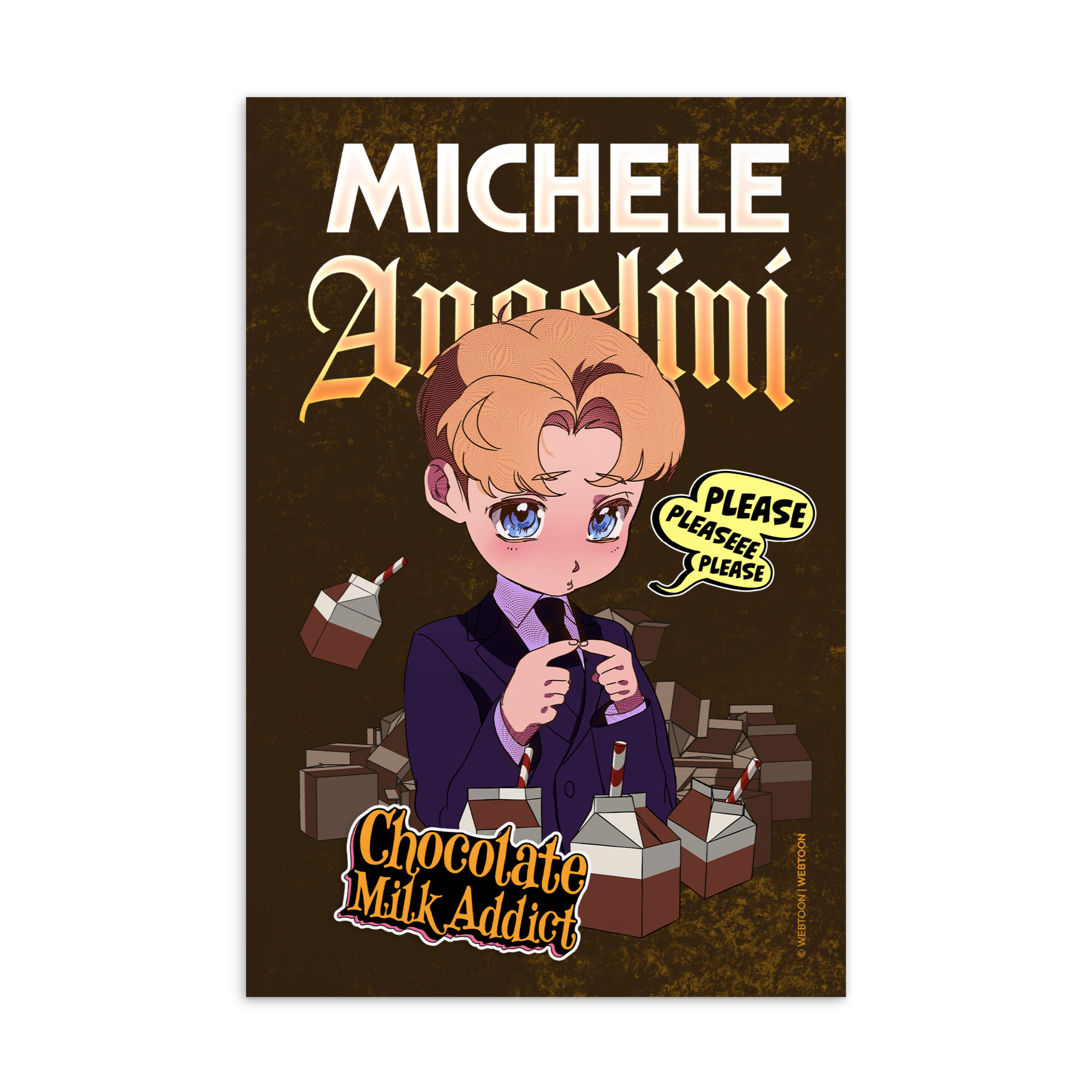 THE MAFIA NANNY - MICHELE POSTCARD WEBTOON ENTERTAINMENT