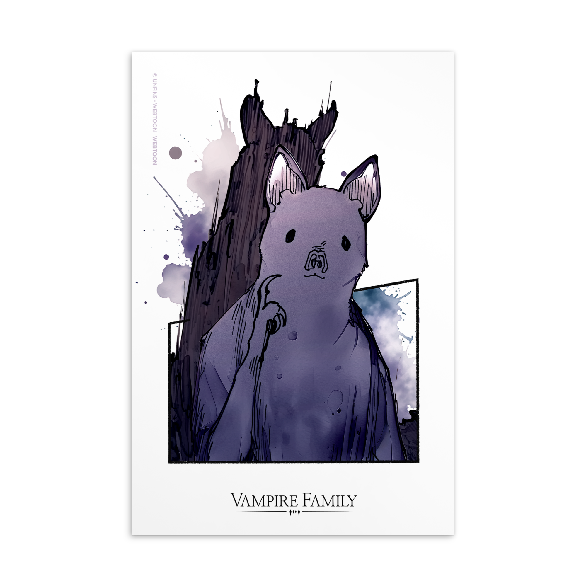 VAMPIRE FAMILY - MOTHER POSTCARD WEBTOON ENTERTAINMENT