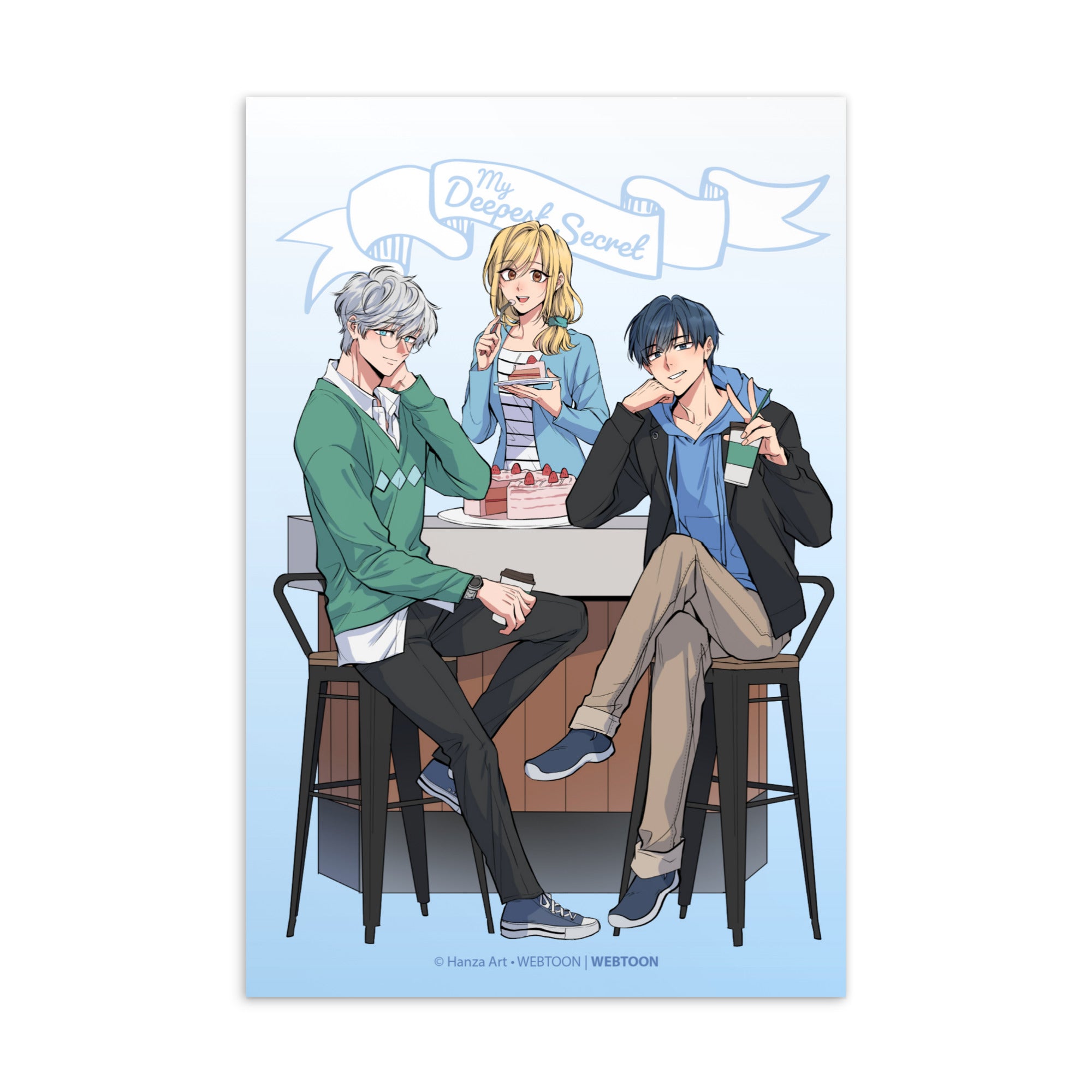 MY DEEPEST SECRET POSTCARD #4 WEBTOON ENTERTAINMENT