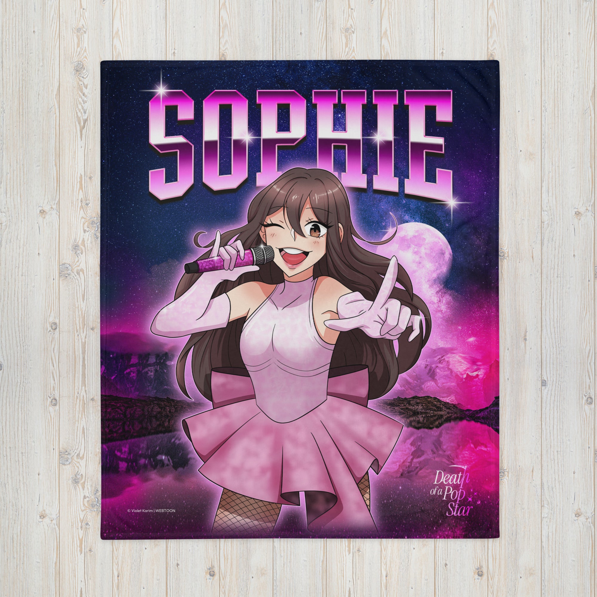 DEATH OF A POP STAR - SOPHIE #1 THROW BLANKET WEBTOON ENTERTAINMENT