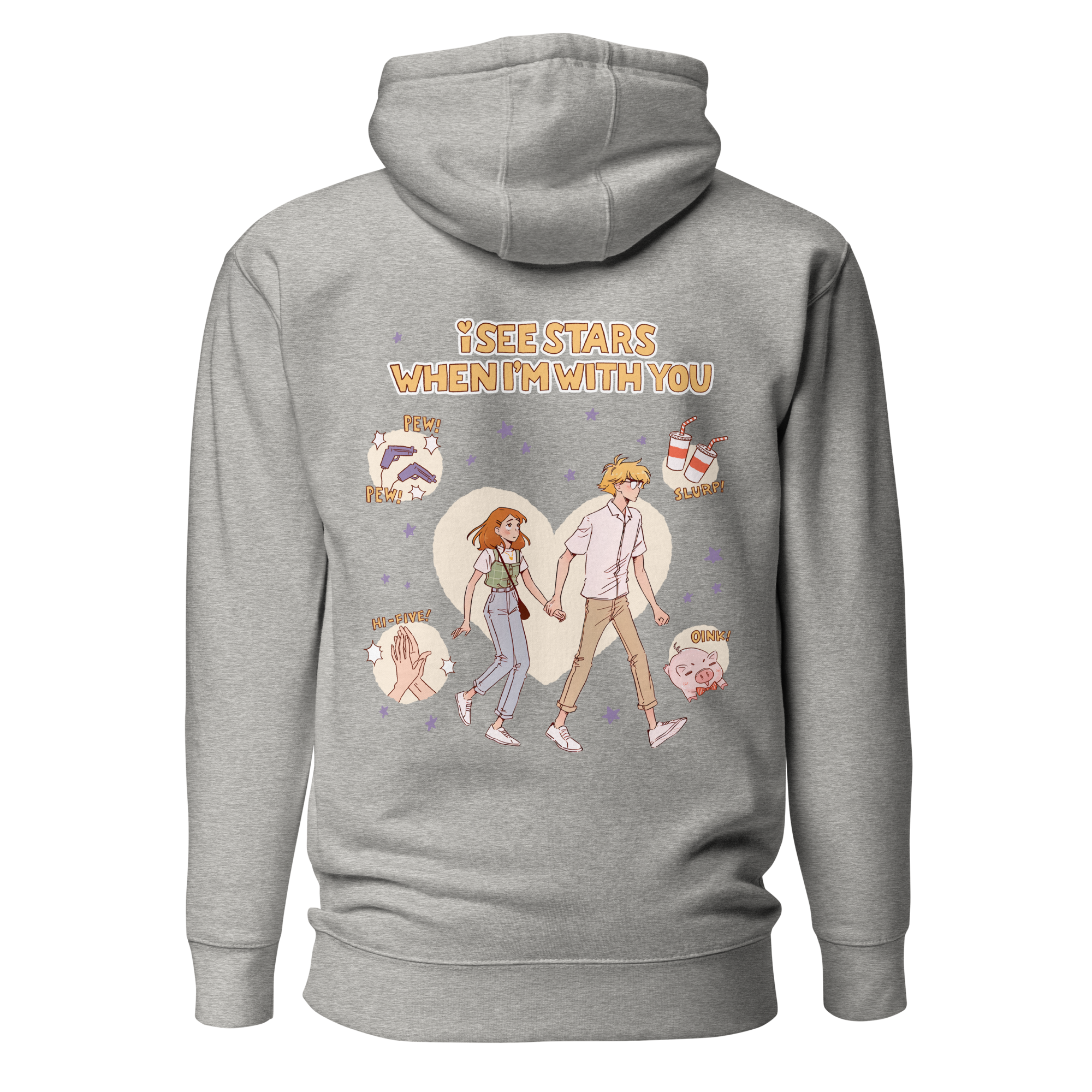 THE KISS BET - I SEE STARS HOODIE WEBTOON ENTERTAINMENT