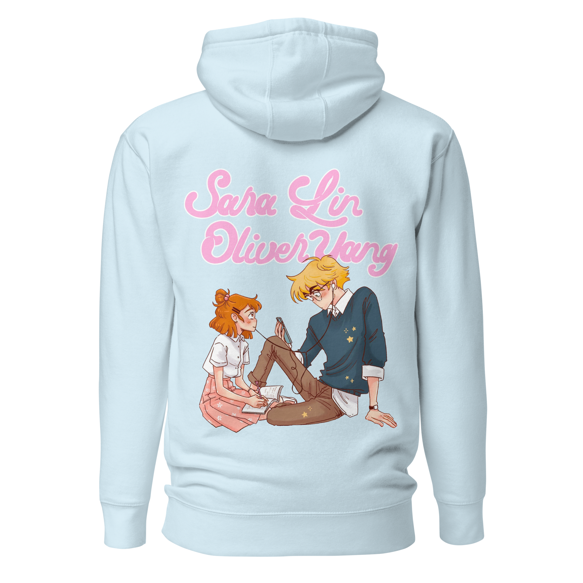 THE KISS BET - SKY BLUE HOODIE WEBTOON ENTERTAINMENT