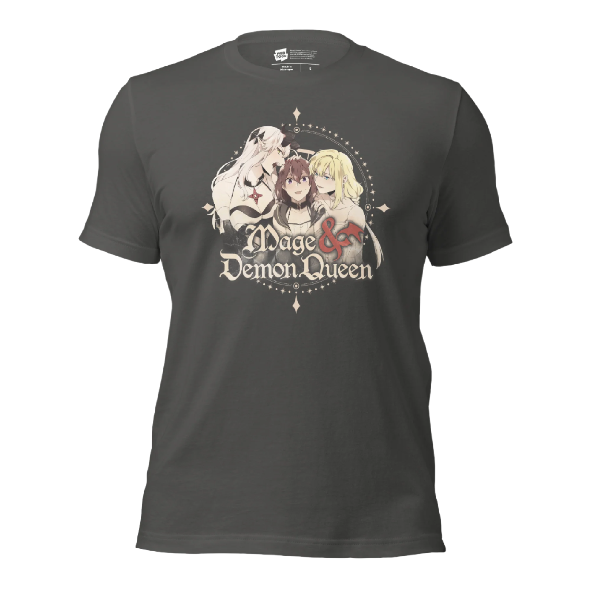 MAGE & DEMON QUEEN - ASPHALT UNISEX T-SHIRT WEBTOON ENTERTAINMENT