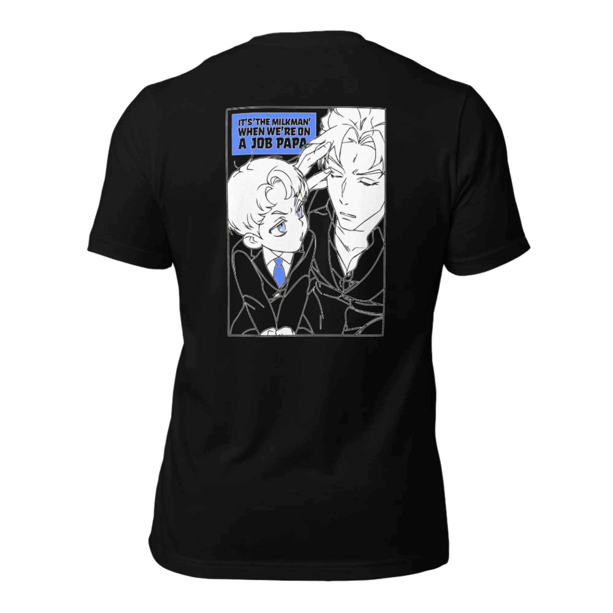 THE MAFIA NANNY - IT'S THE 'MILKMAN' DARK UNISEX T-SHIRT WEBTOON ENTERTAINMENT