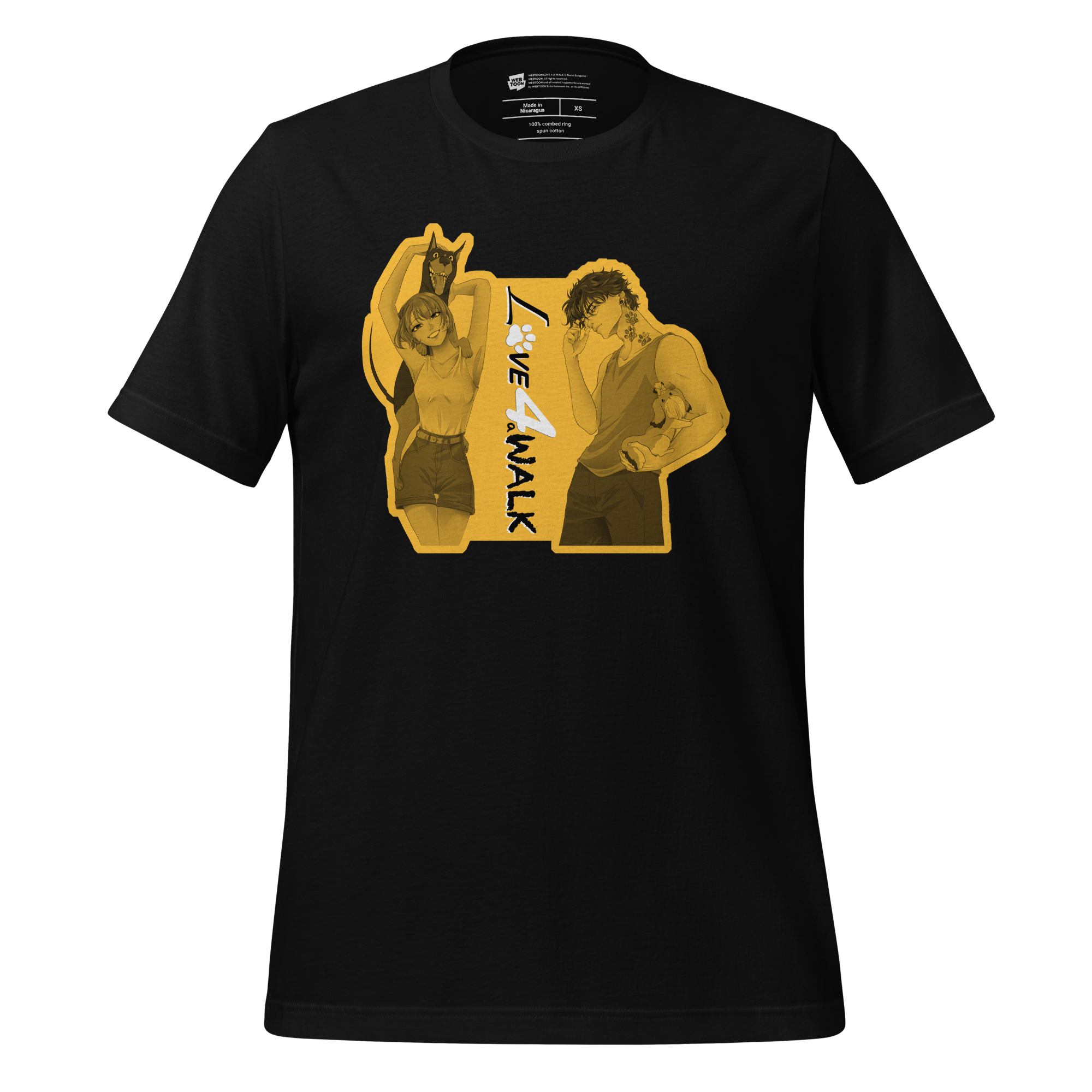 LOVE 4 A WALK - BLOCK T-SHIRT WEBTOON ENTERTAINMENT