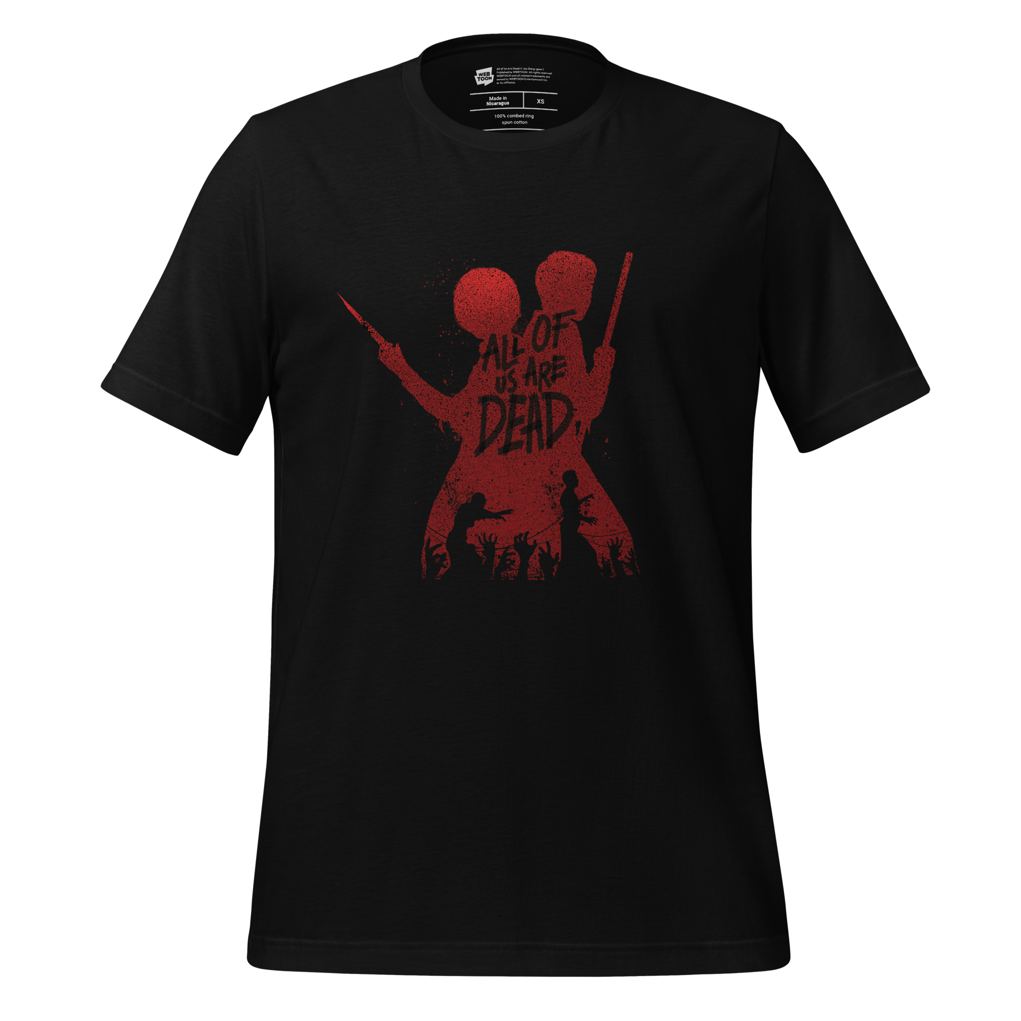 ALL OF US ARE DEAD - SILHOUETTE T-SHIRT WEBTOON ENTERTAINMENT