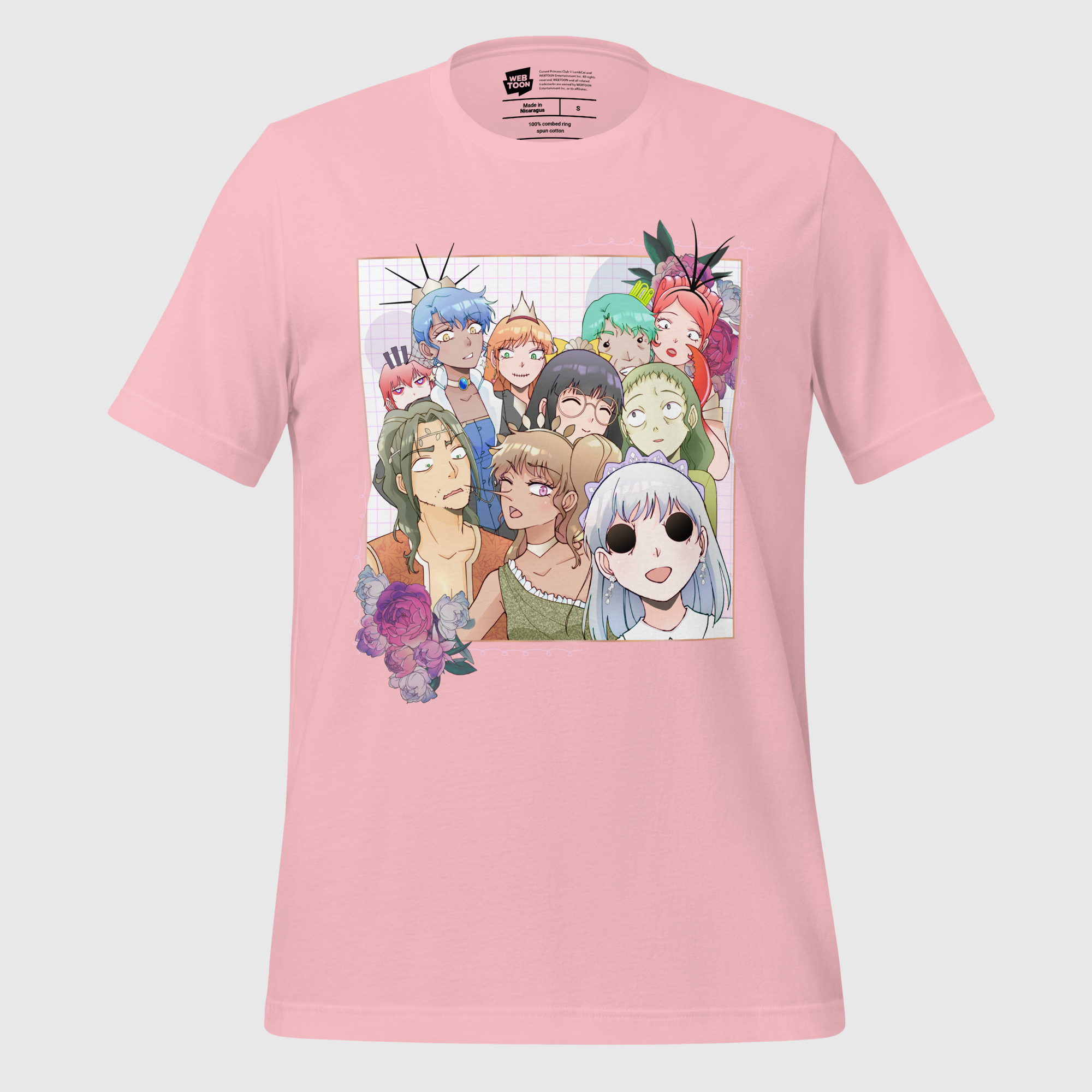 CURSED PRINCESS CLUB - SELFIE UNISEX T-SHIRT WEBTOON ENTERTAINMENT