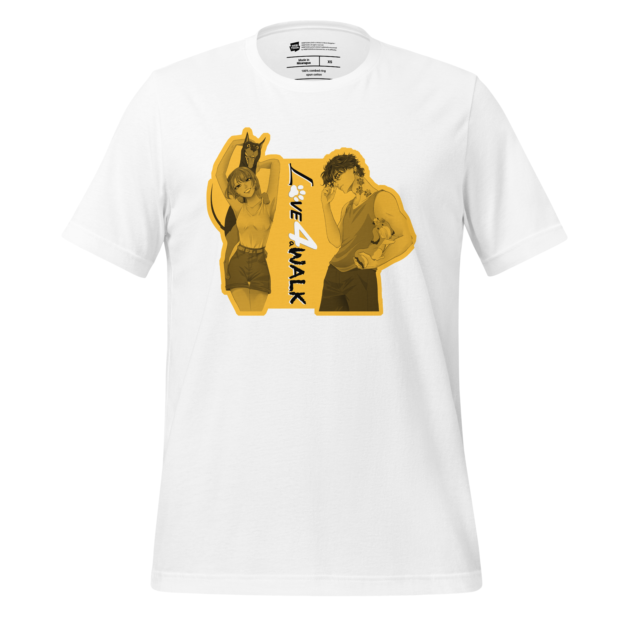 LOVE 4 A WALK - BLOCK T-SHIRT WEBTOON ENTERTAINMENT