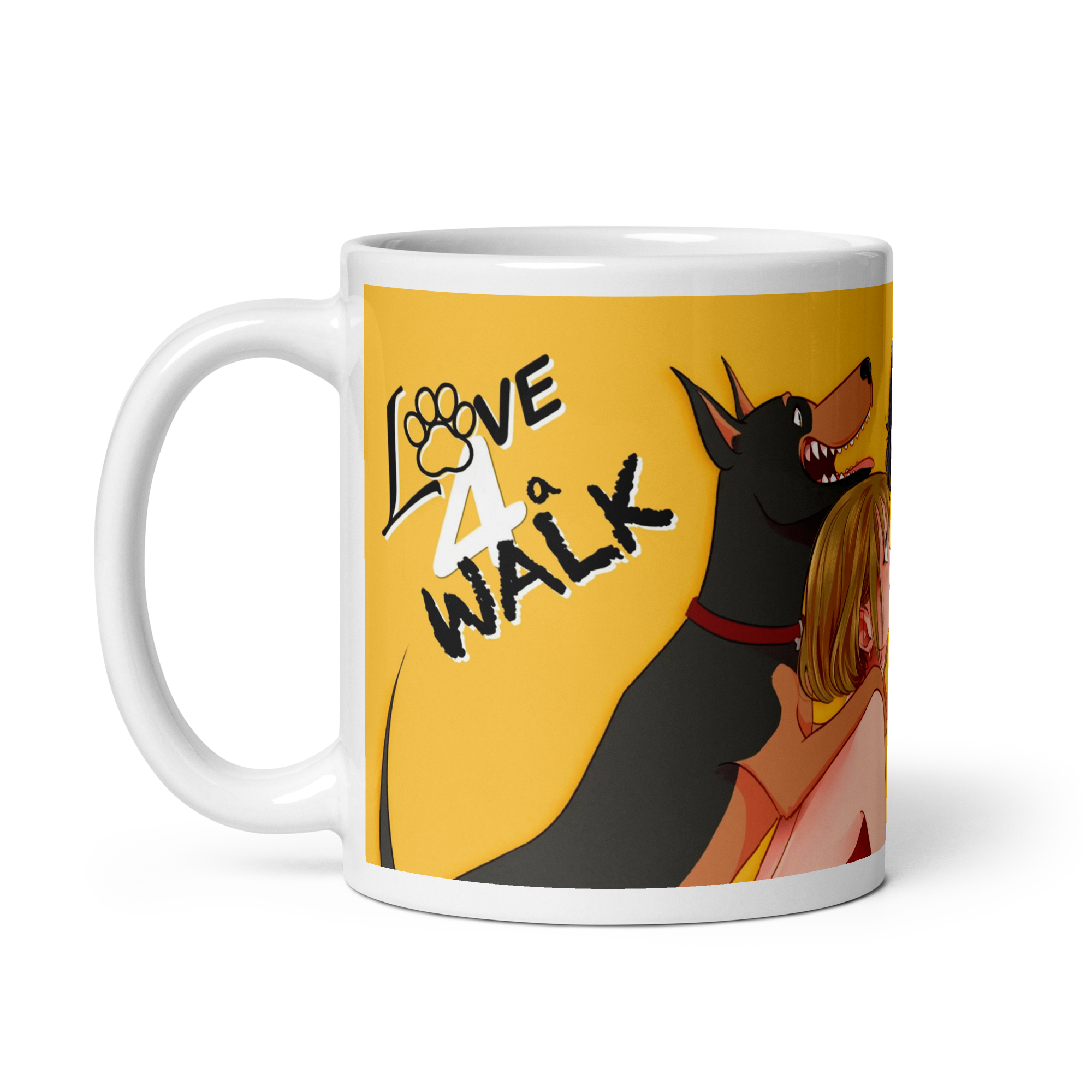 LOVE 4 A WALK - PAW PRINT MUG WEBTOON ENTERTAINMENT