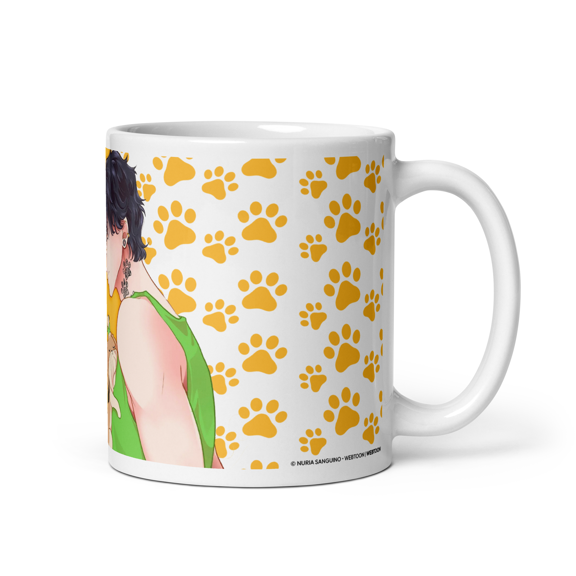 LOVE 4 A WALK - PAW PRINT MUG WEBTOON ENTERTAINMENT